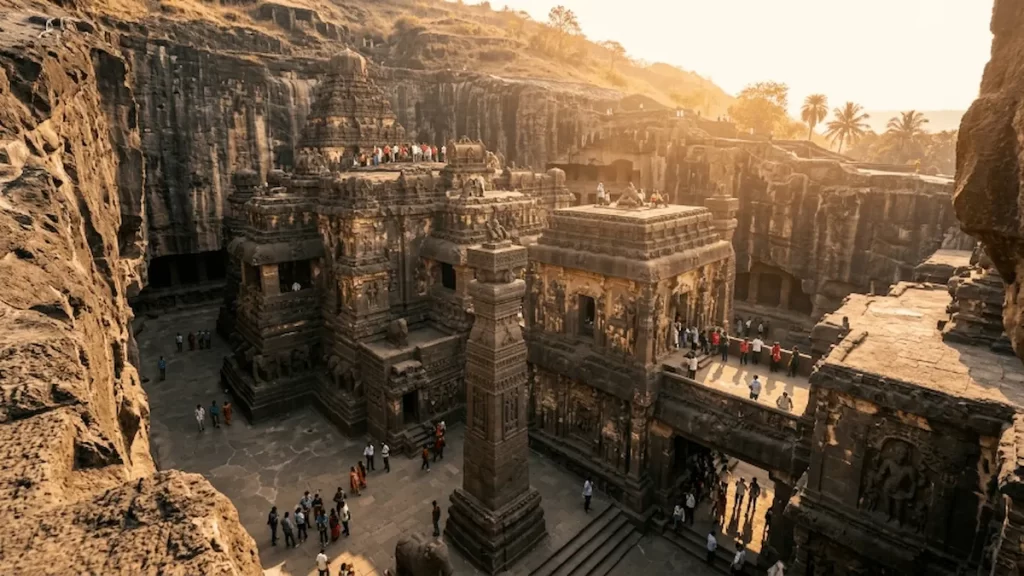 Aurangabad Caves Ellora same day Kailasa Temple Ellora — the time commitment at stake when combining with Aurangabad Caves, Maharashtra