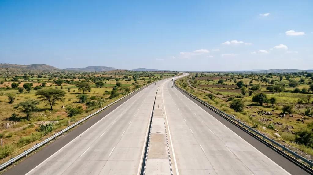 Samruddhi Mahamarg expressway — modern route from Aurangabad to Shirdi, Maharashtra
