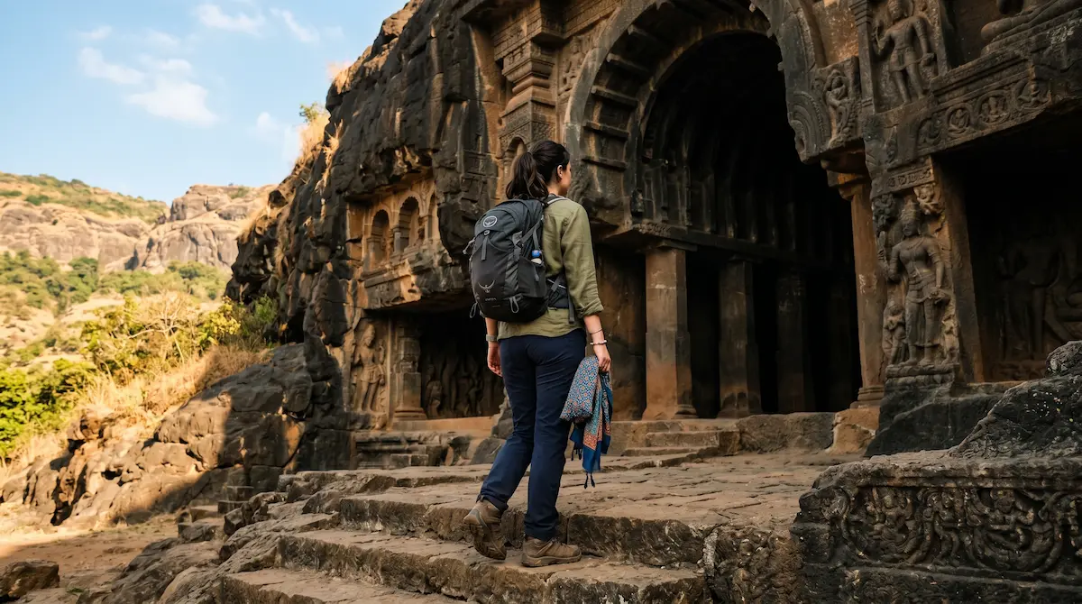 What to wear at Indian cave sites in Maharashtra
